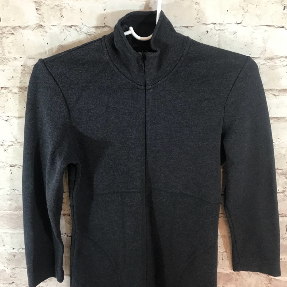 Athleta Cassidy Ponte Zip Long Sleeve Dress - Picture 3 of 7